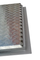 Квадратный уличный люк амо al 1100*1100 образец